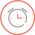 Clock icon.