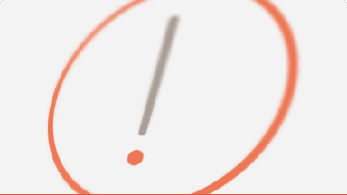 Icon of the exclamation mark.