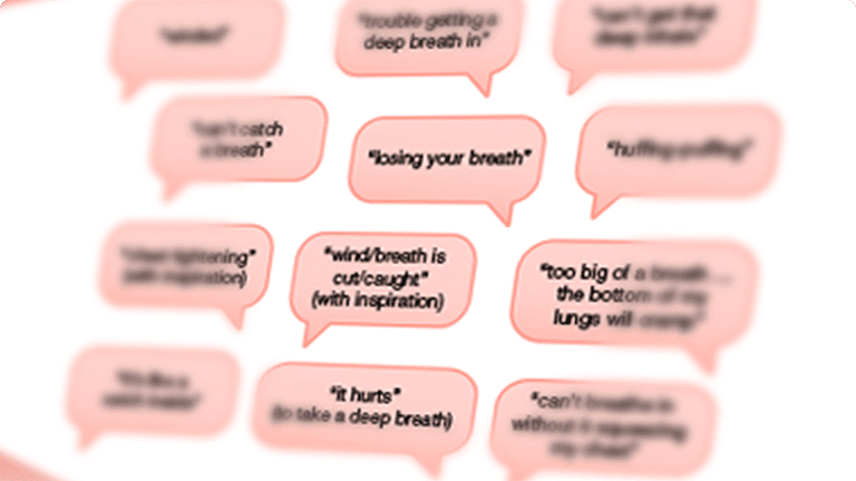 Understand the language of ILD patients